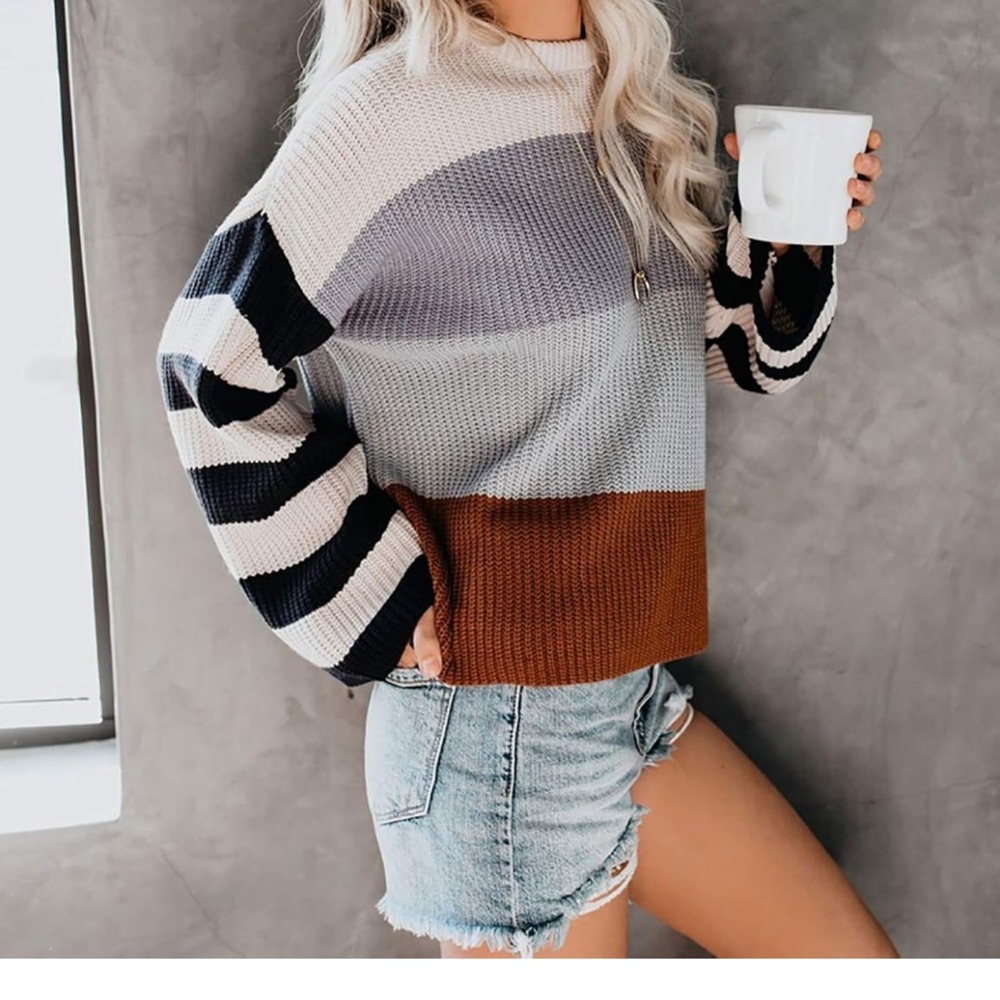 ▫️STRIPED SWEATER - Picture 4 of 5